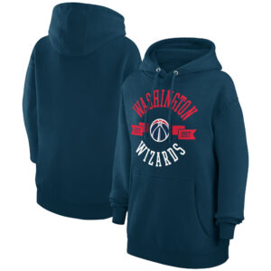 Women's G-III 4Her by Carl Banks  Navy Washington Wizards City Pullover Hoodie