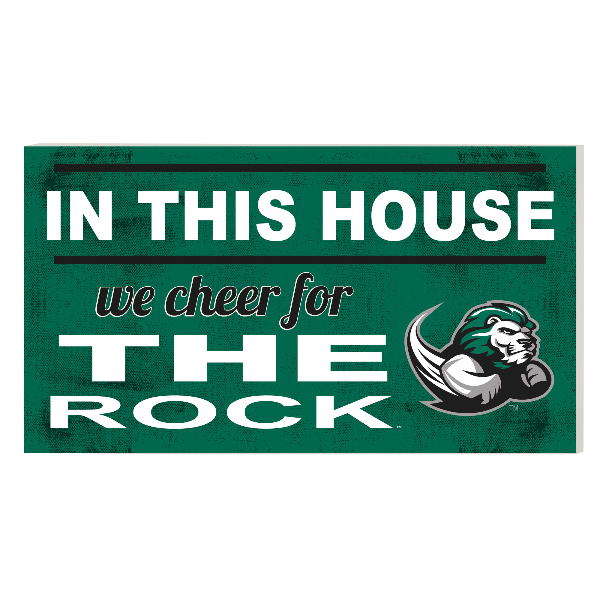 Slippery Rock Pride 11'' x 20'' Indoor/Outdoor In This House Sign