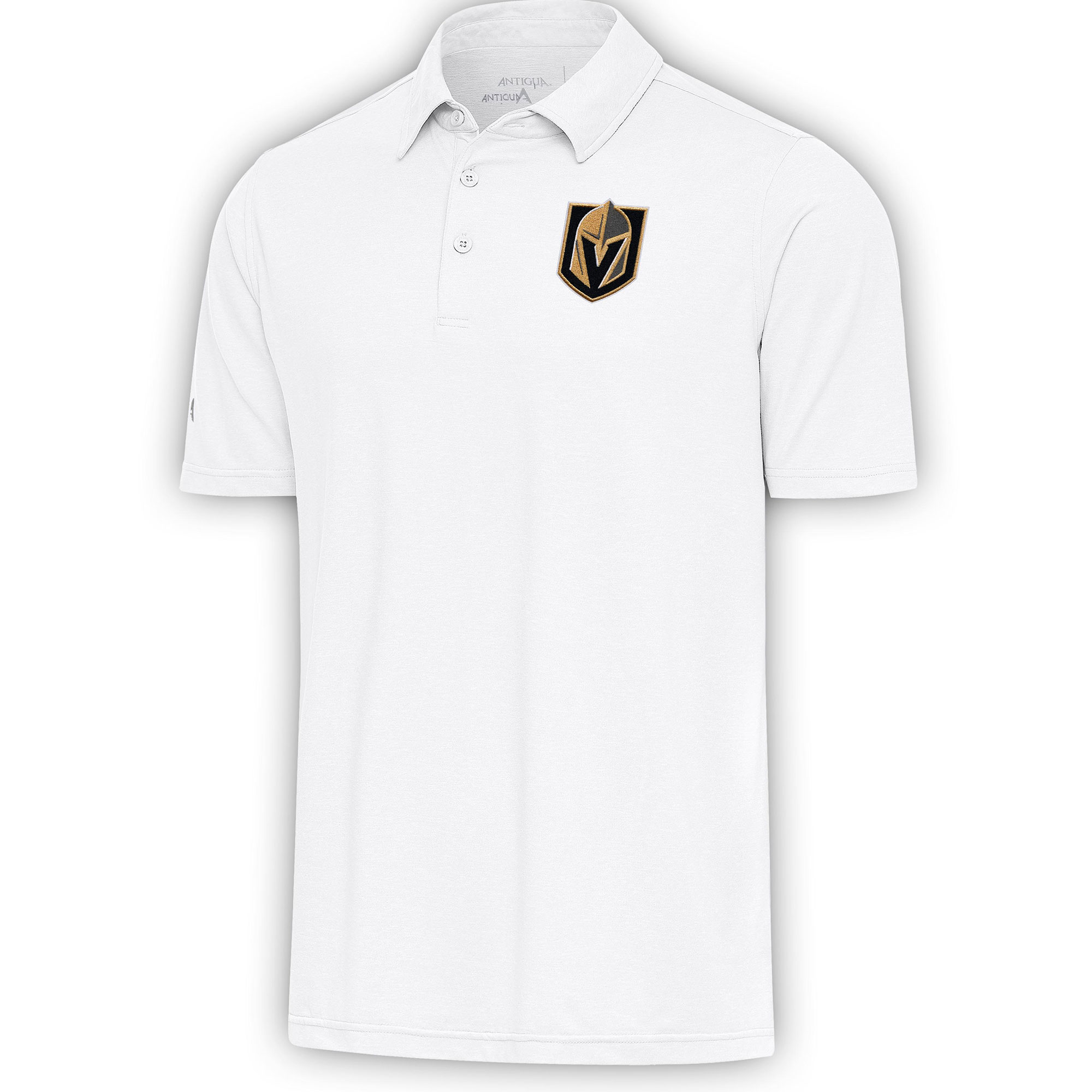 Men's Antigua White Vegas Golden Knights Par Polo