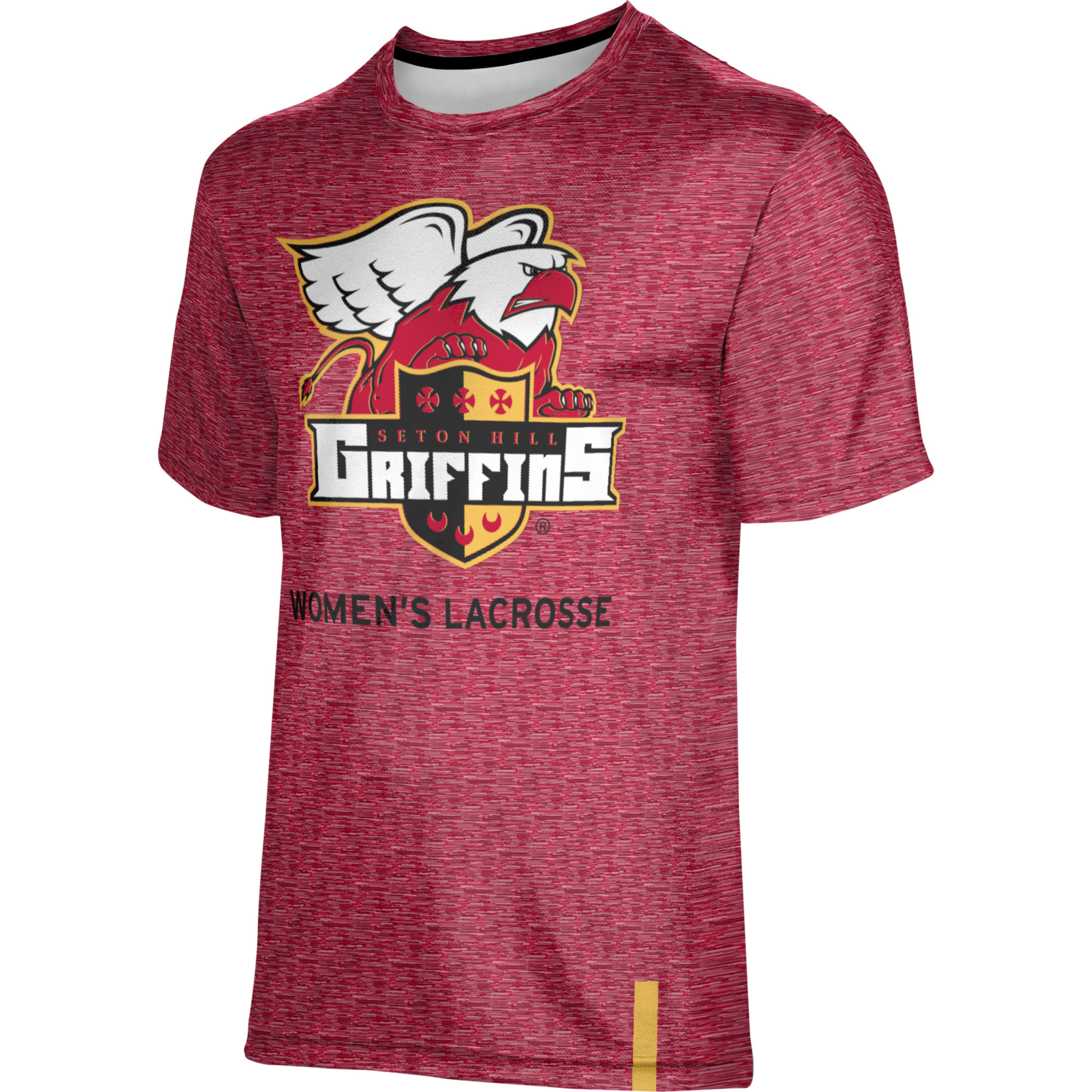 Men's ProSphere Red Seton Hill Griffins Women's Lacrosse Motion T-Shirt - Image 6