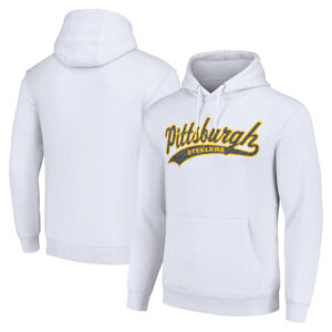 Unisex Starter White Pittsburgh Steelers Tailsweep Pullover Hoodie
