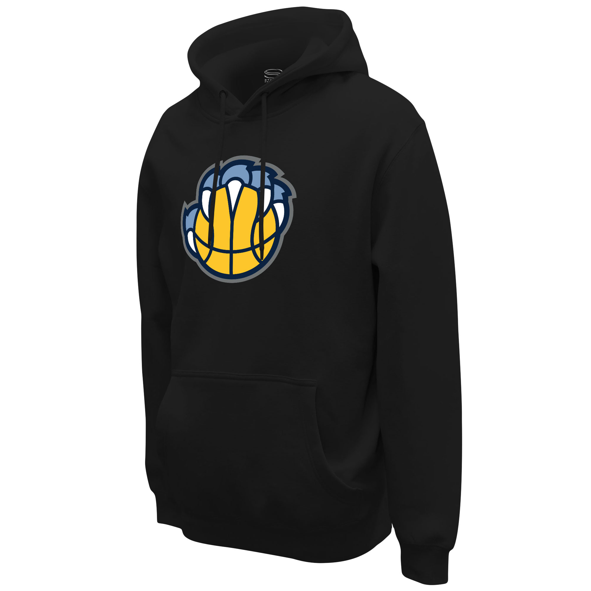 Unisex Stadium Essentials Black Memphis Grizzlies Primary Logo Pullover Hoodie - Image 3