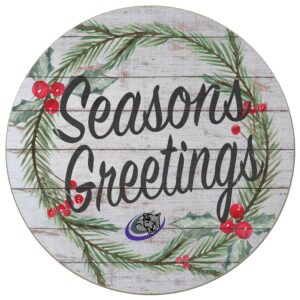 Olive-Harvey College Purple Panthers 20'' x 20'' Season's Greetings Circle