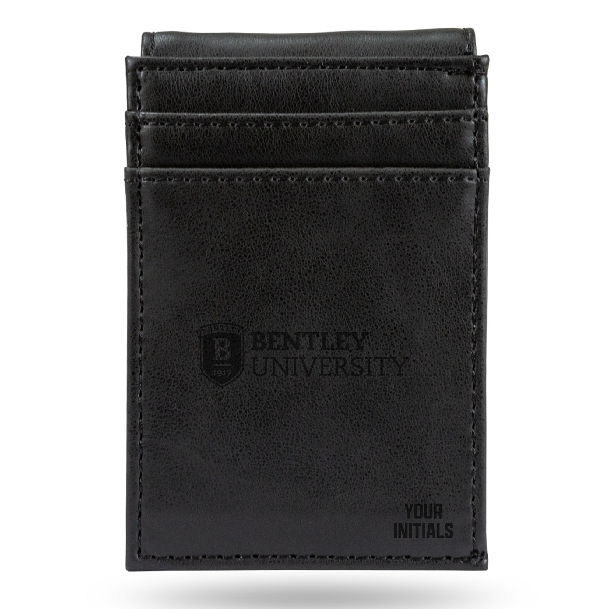 Black Bentley Falcons Personalized Front Pocket Wallet