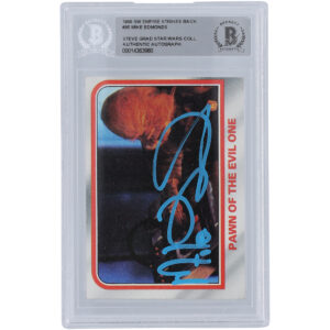 Mike Edmonds Star Wars Autographed 1980 Topps The Empire Strikes Back #95 BGS Authenticated Card
