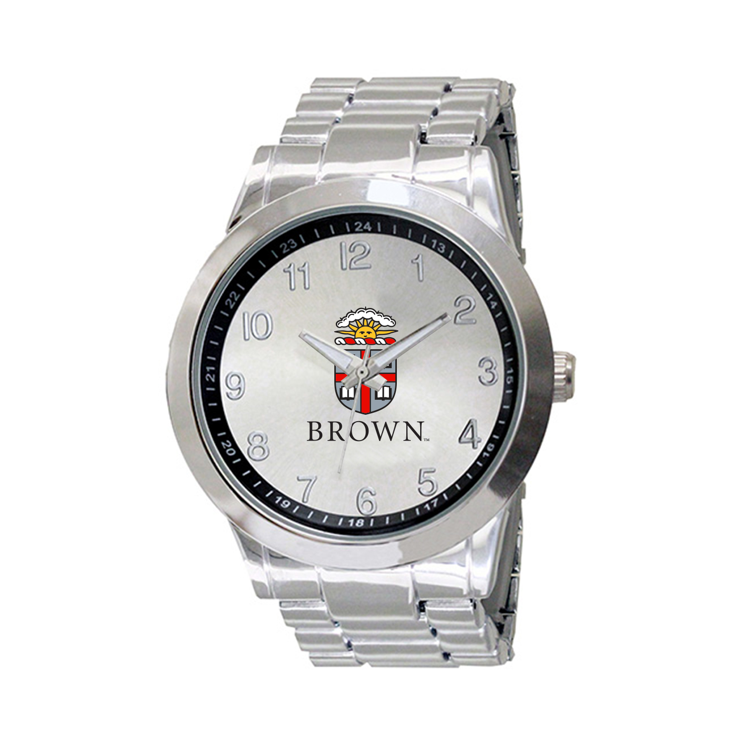 Men's Silver Brown Bears Integris Stainless Steel Watch