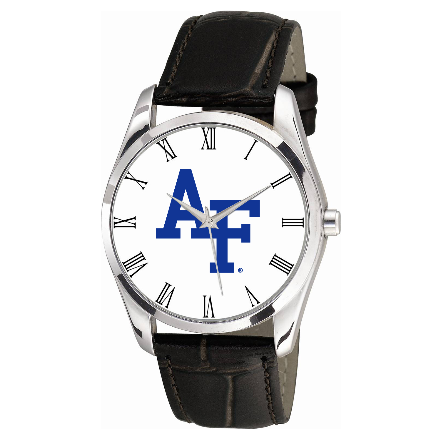 Men's Black Air Force Falcons Berkeley Leather Watch