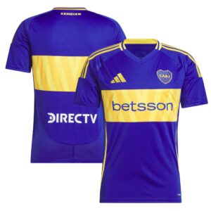 Men's adidas Royal Boca Juniors 2024/25 Home Replica Jersey