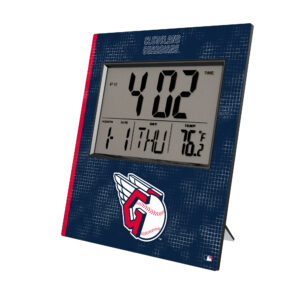 Keyscaper Cleveland Guardians Digital Desk Clock