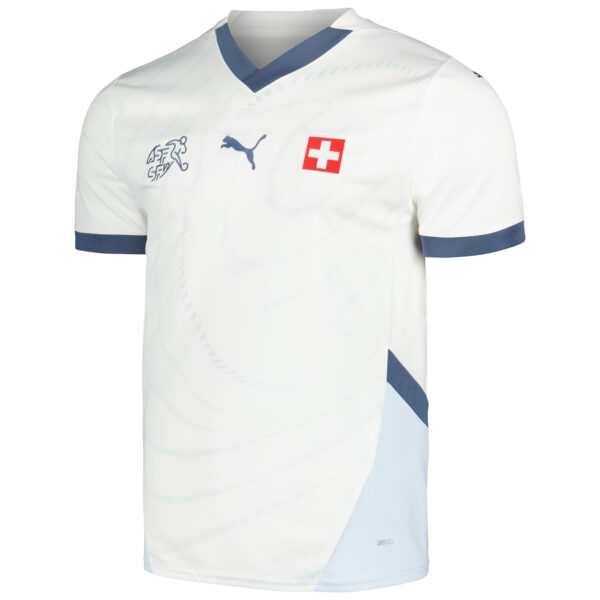 Men's Puma  White Switzerland National Team 2024 Away Replica Jersey - Image 7