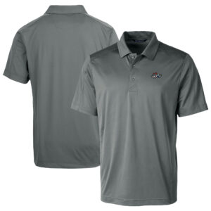 Men's Cutter & Buck Gray Rocket City Trash Pandas Prospect Textured Stretch Polo