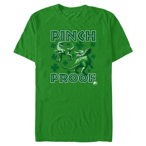 Men's Mad Engine Kelly Green Jurassic World Pinch Proof St. Paddy's Day Graphic T-Shirt
