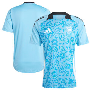 Men's adidas Blue San Jose Earthquakes 2024 One Planet Pre-Match Top