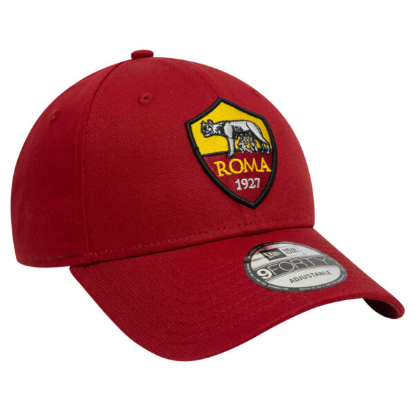 Men's New Era Red AS Roma Core 9FORTY Adjustable Hat - Image 9