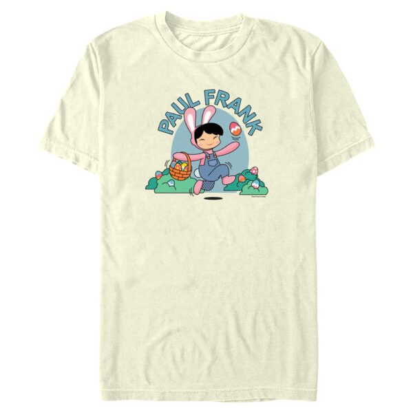 Men's Mad Engine  Beige Paul Frank Easter Bunny Graphic T-Shirt