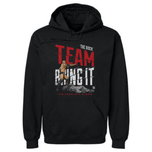 Men's 500 Level  Black The Rock Team Bring It Pullover Hoodie
