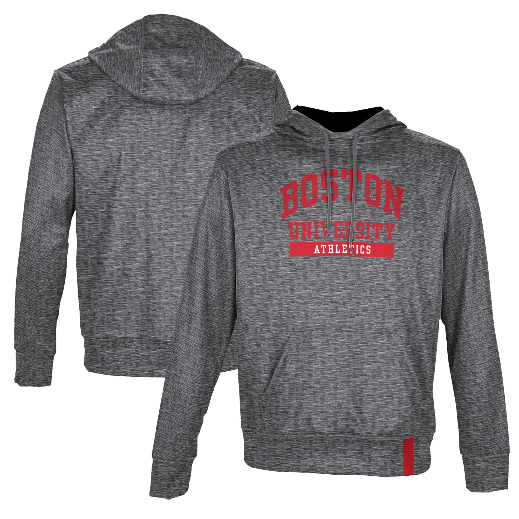 Men's ProSphere Heather Gray Boston University Athletics Pullover Hoodie
