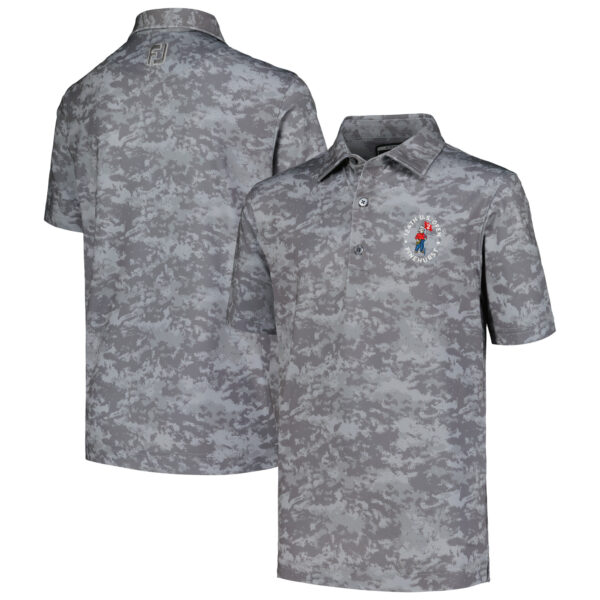 Youth 2024 U.S. Open FootJoy Gray Junior Cloud Camo ProDry Polo