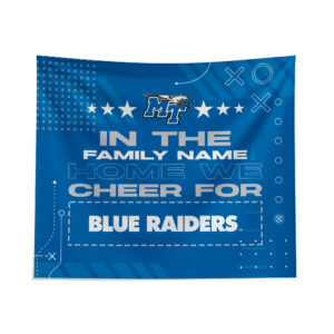 Pegasus MTSU Blue Raiders 51" x 60" We Cheer For Personalized Wall Tapestry