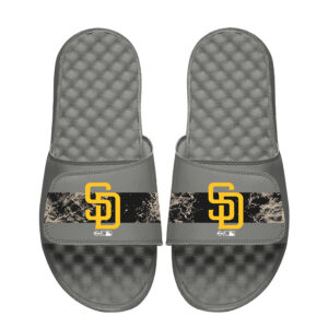 Youth  ISlide Gray San Diego Padres Distressed Slide Sandals