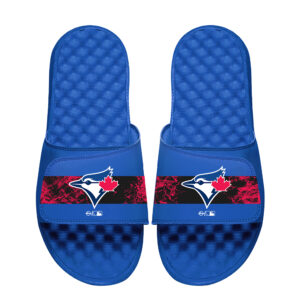Youth  ISlide Royal Toronto Blue Jays Distressed Slide Sandals