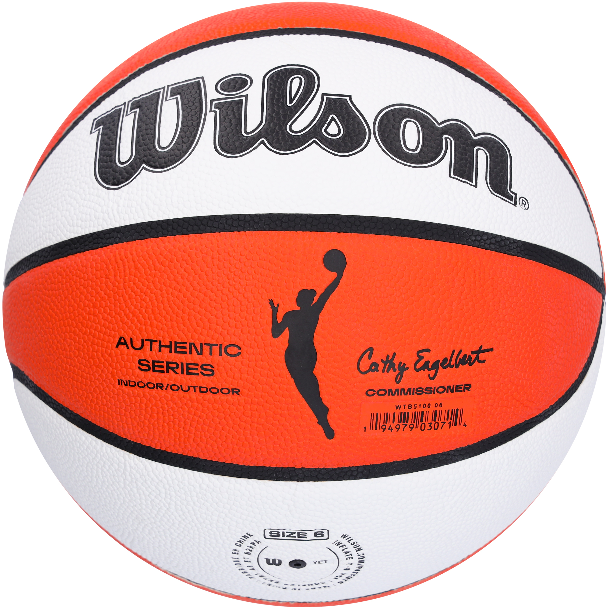 Sabrina Ionescu New York Liberty Autographed Wilson WNBA Authentic Series Indoor/Outdoor Basketball with "Queen of NYC" Inscription - Image 6
