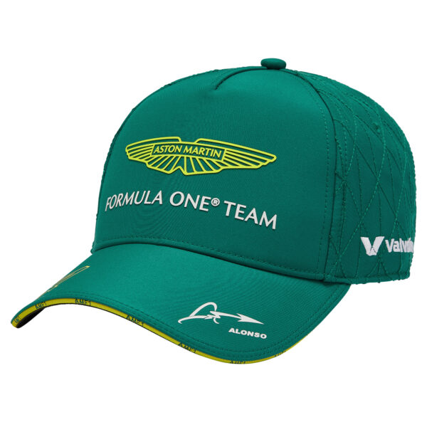 Men's Fernando Alonso Green Aston Martin Replica Team Adjustable Hat
