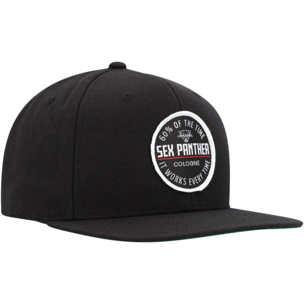 Unisex Contenders Clothing Black Anchorman Sex Panther Cologne Snapback Hat - Image 9
