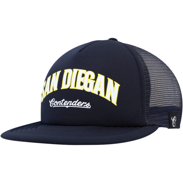 Unisex Contenders Clothing Navy Anchorman San Diegan Trucker Adjustable Hat - Image 6