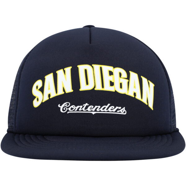 Unisex Contenders Clothing Navy Anchorman San Diegan Trucker Adjustable Hat - Image 7