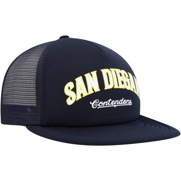 Unisex Contenders Clothing Navy Anchorman San Diegan Trucker Adjustable Hat - Image 8