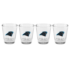 The Memory Company Carolina Panthers 4-Pack 2oz. Shot Glass Set