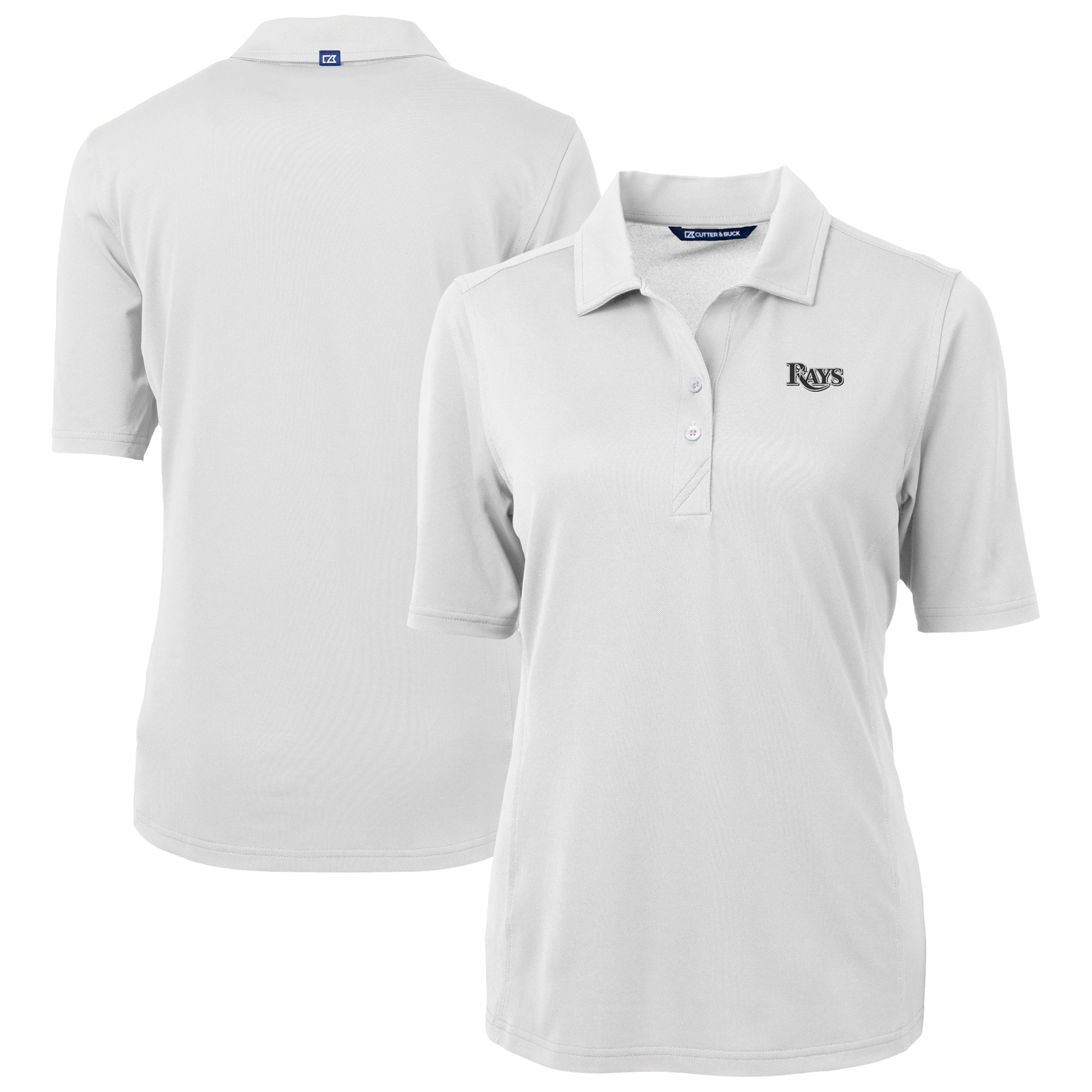 Men's Antigua Heather Aqua San Jose Earthquakes White Logo Par 3 Polo - Image 2