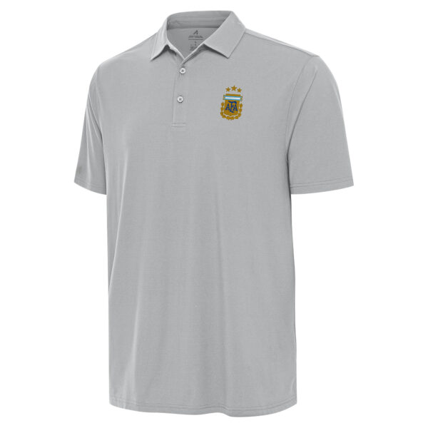 Men's Antigua Gray Argentina National Team Era Solid Polo