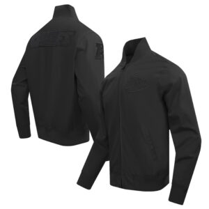 Men's Pro Standard Black Kansas City Chiefs Neutral Twill Full-Zip Jacket