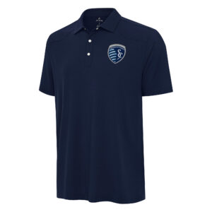 Men's Antigua Navy Sporting Kansas City Western Polo