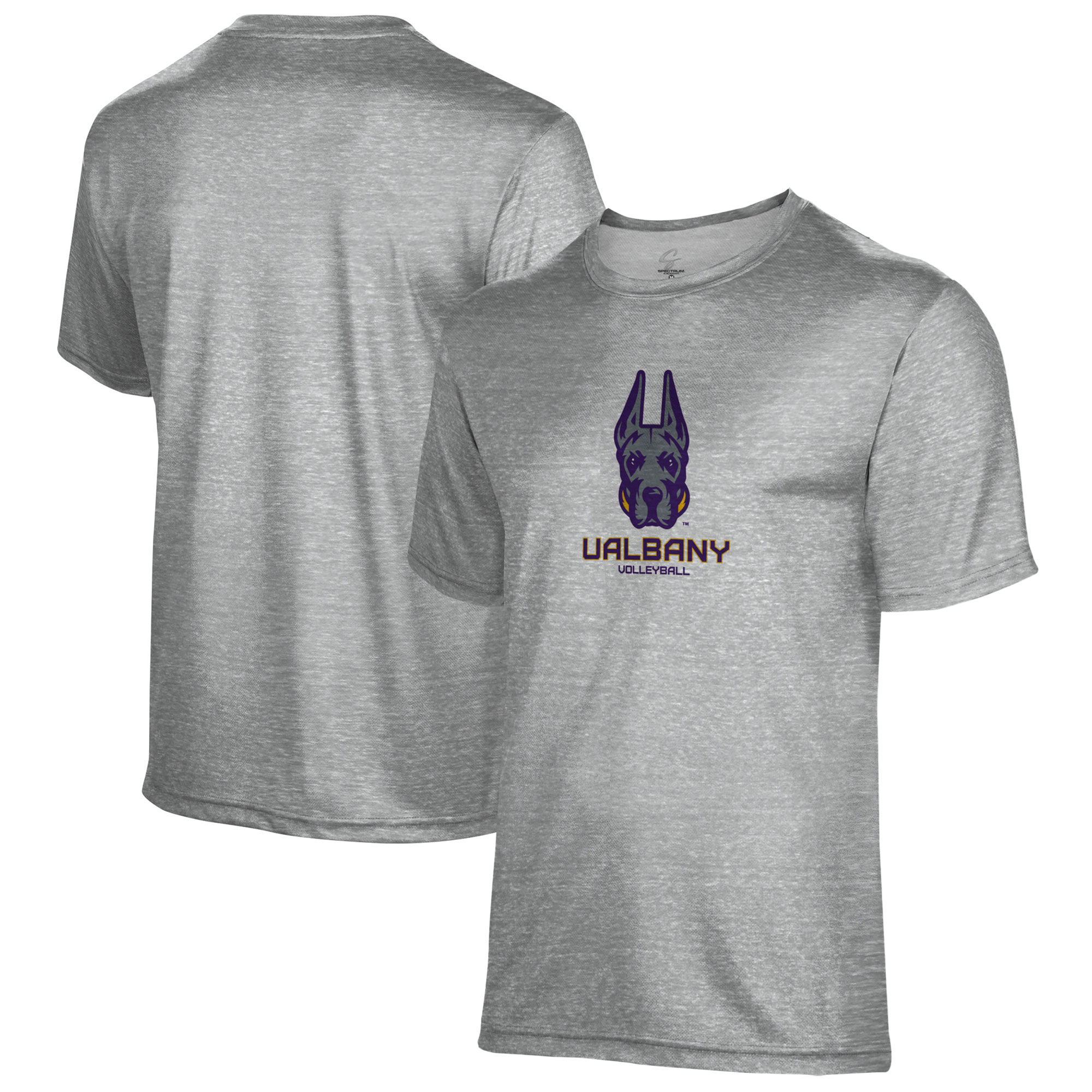 Youth ProSphere Heather Gray UAlbany Great Danes Volleyball 1.0 T-Shirt