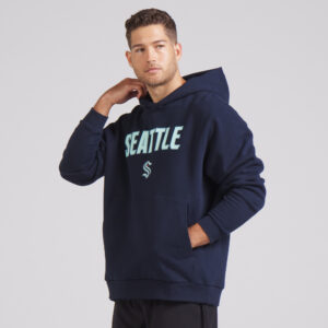 Men's lululemon True Navy Seattle Kraken Steady State Pullover Hoodie