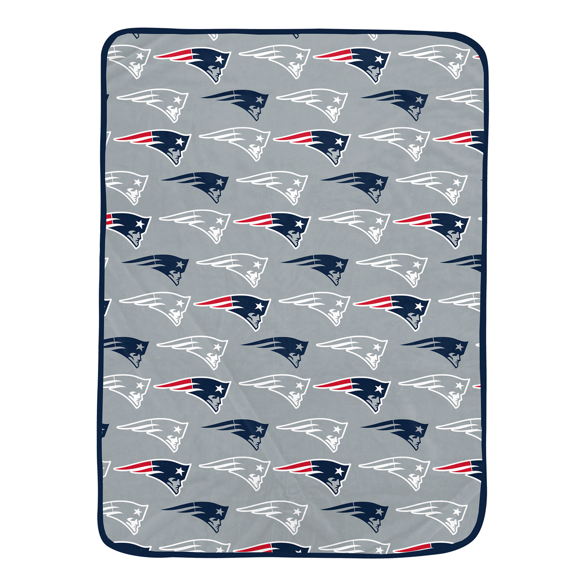Pegasus New England Patriots 60" x 72" Logo Roll Ultra Soft Blanket