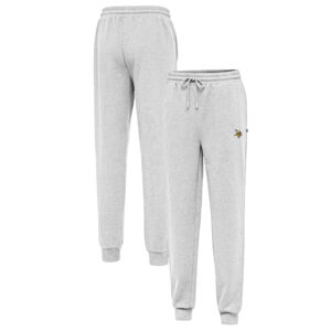 Men's Antigua Heather Gray Minnesota Vikings Idol Jogger Pants
