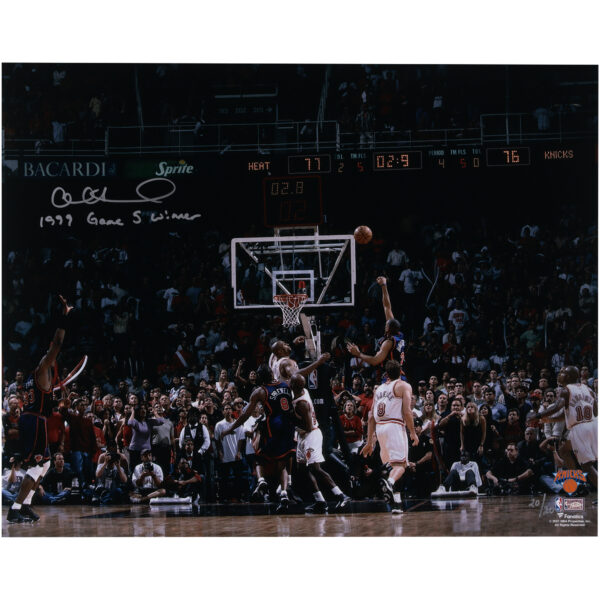 Allan Houston New York Knicks Autographed 16" x 20" Game Winner vs. Miami Heat Photograph with "1999 Game 5 Winner" Inscription - Limited Edition #20/20