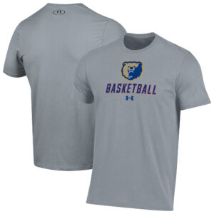 Men's Under Armour  Gray Morgan State Bears Basketball Performance T-Shirt