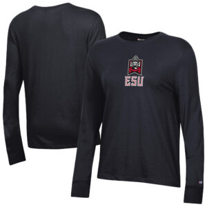 Women's Champion  Black East Stroudsburg Warriors Core Long Sleeve T-Shirt