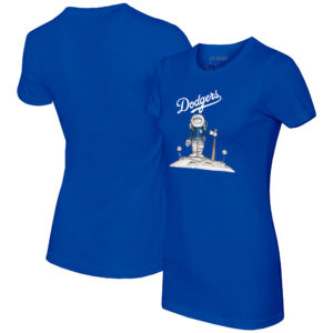 Women's Tiny Turnip Royal Los Angeles Dodgers Astronaut T-Shirt