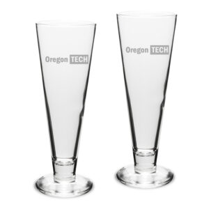 Oregon Tech Hustlin' Owls Two-Piece 16oz. Classic Beer Pilsner Set