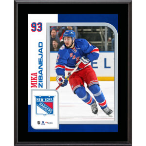 Mika Zibanejad New York Rangers 10.5" x 13" Sublimated Player Plaque