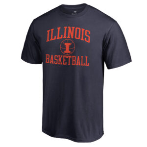 Men's Navy Illinois Fighting Illini In Bounds T-Shirt