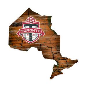 Toronto FC 23.5" x 23.5" Distressed State Logo Sign