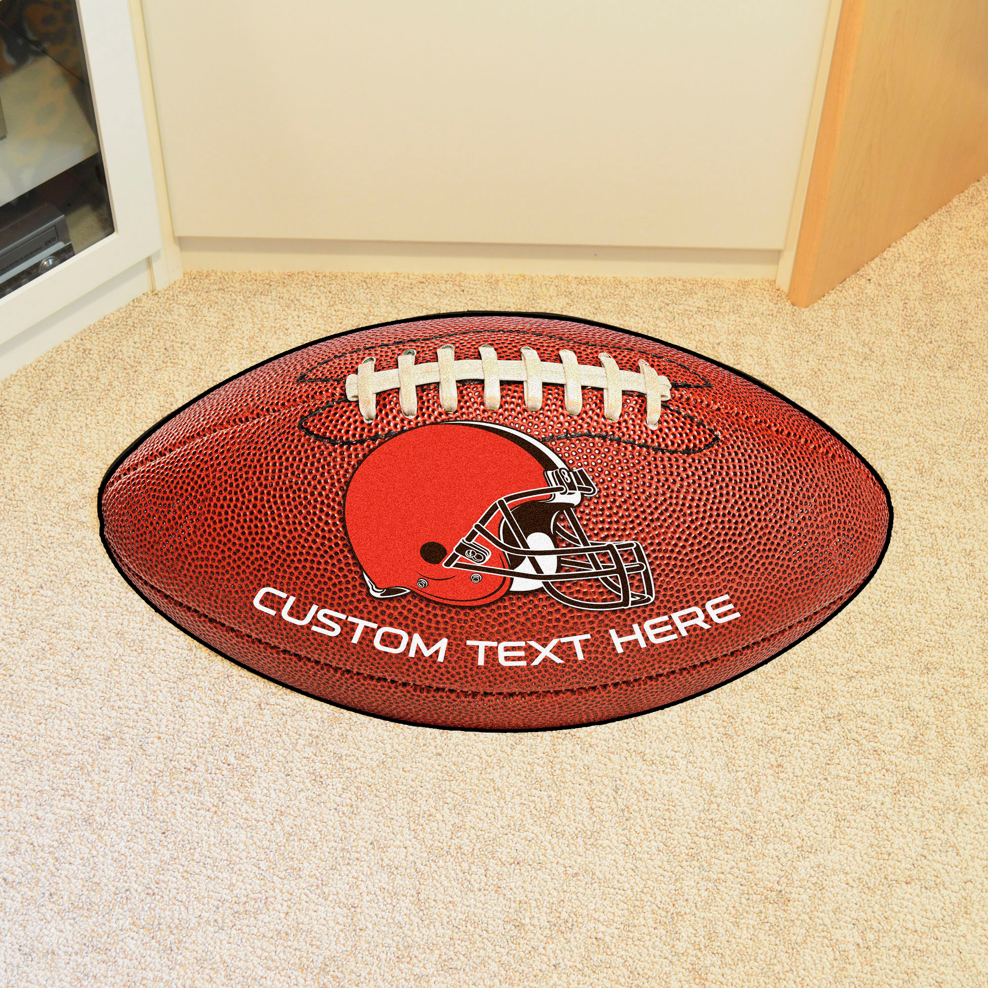 Cleveland Browns 22'' x 35'' Personalized Football Mat - Image 6