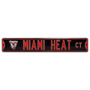 Miami Heat 6'' x 36'' Steel Street Sign